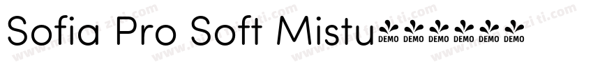 Sofia Pro Soft Mistu字体转换